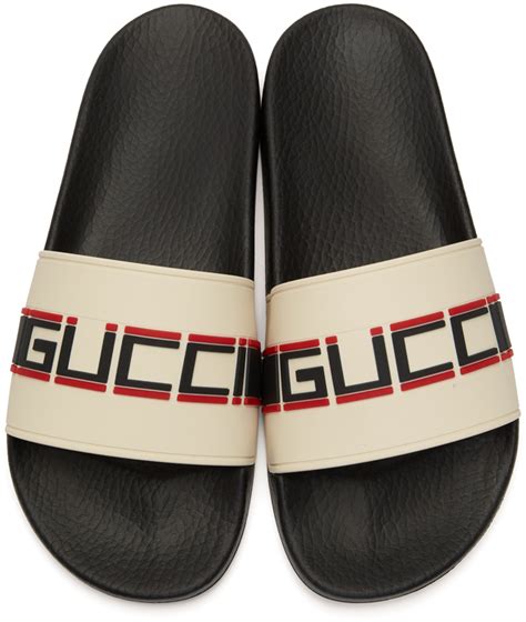 gucci white pursuit slides